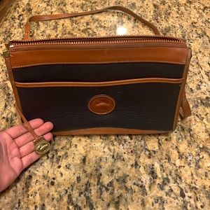 Vintage Dooney & Bourke Bag navy and brown